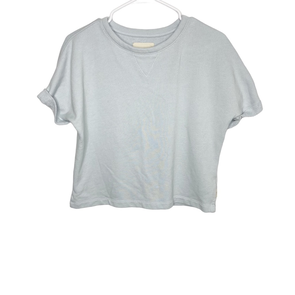 Upwest Resort blue terry top size small b